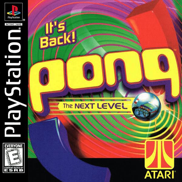 Pong The Next Level box art for Playstation